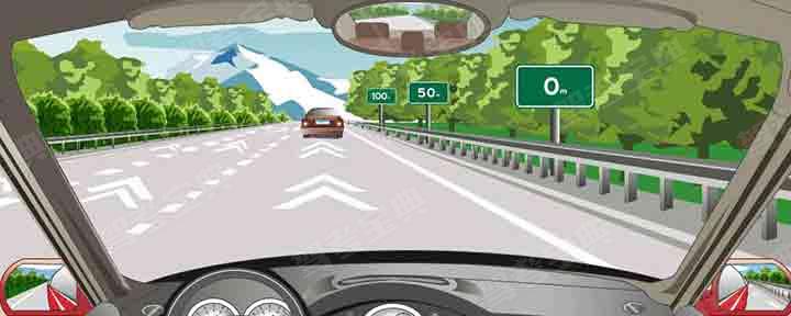 高速公路安全距离确认路段用于确认车速在每小